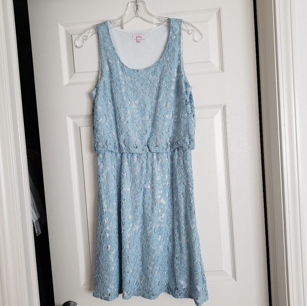 Stitch Fix Pixley blue lace dress, small